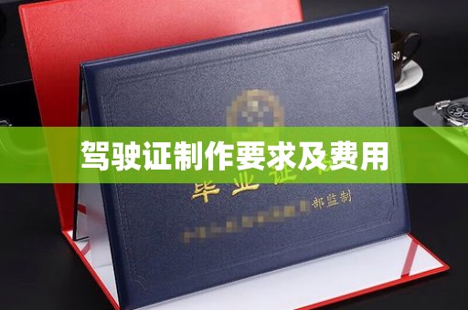 景洪驾驶证制作要求及费用