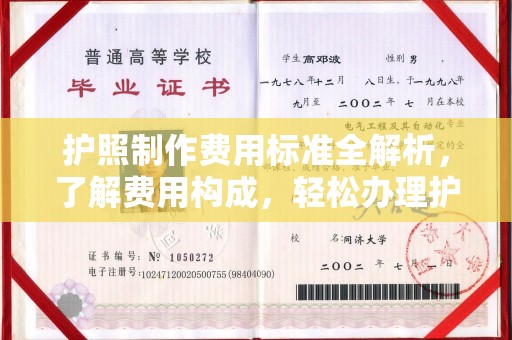 溆浦护照制作费用标准全解析，了解费用构成，轻松办理护照